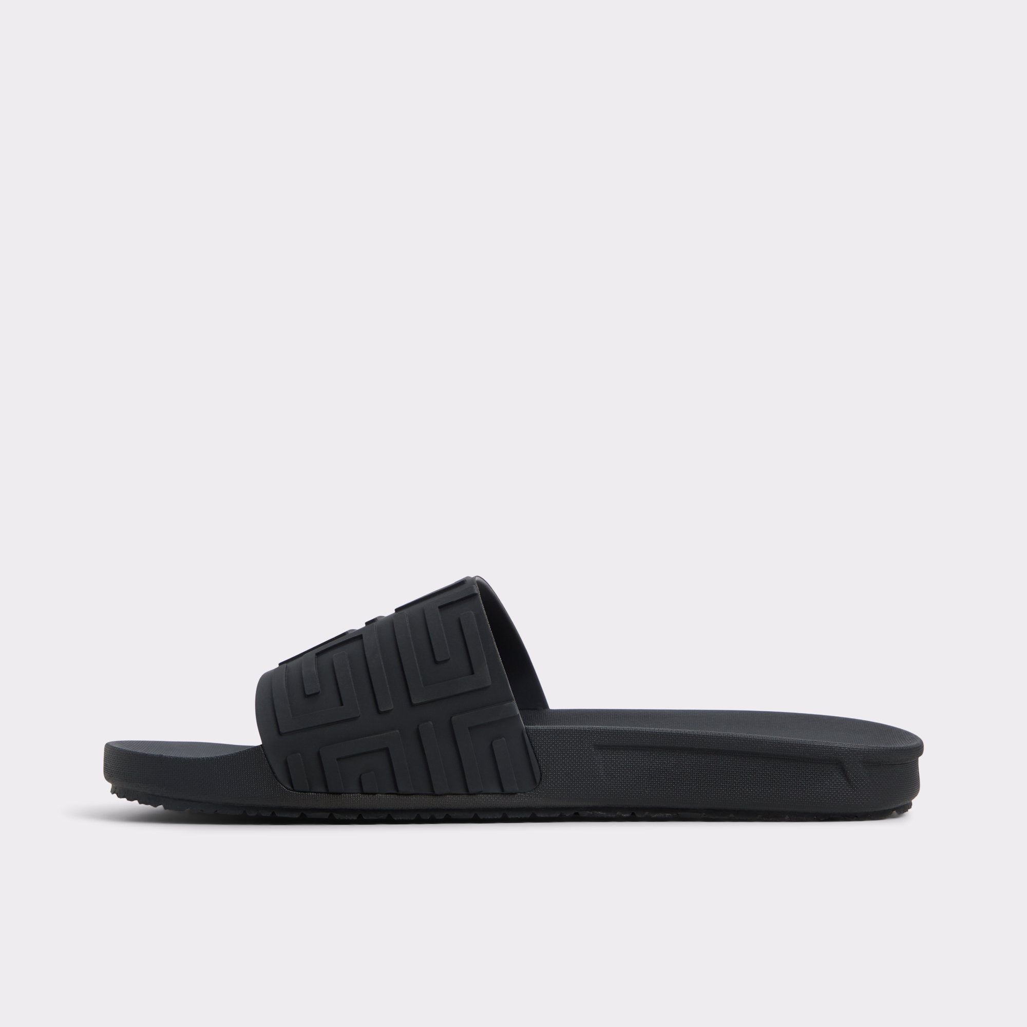 Aldo Atrani Black Men's Slides - Slide sandal Men