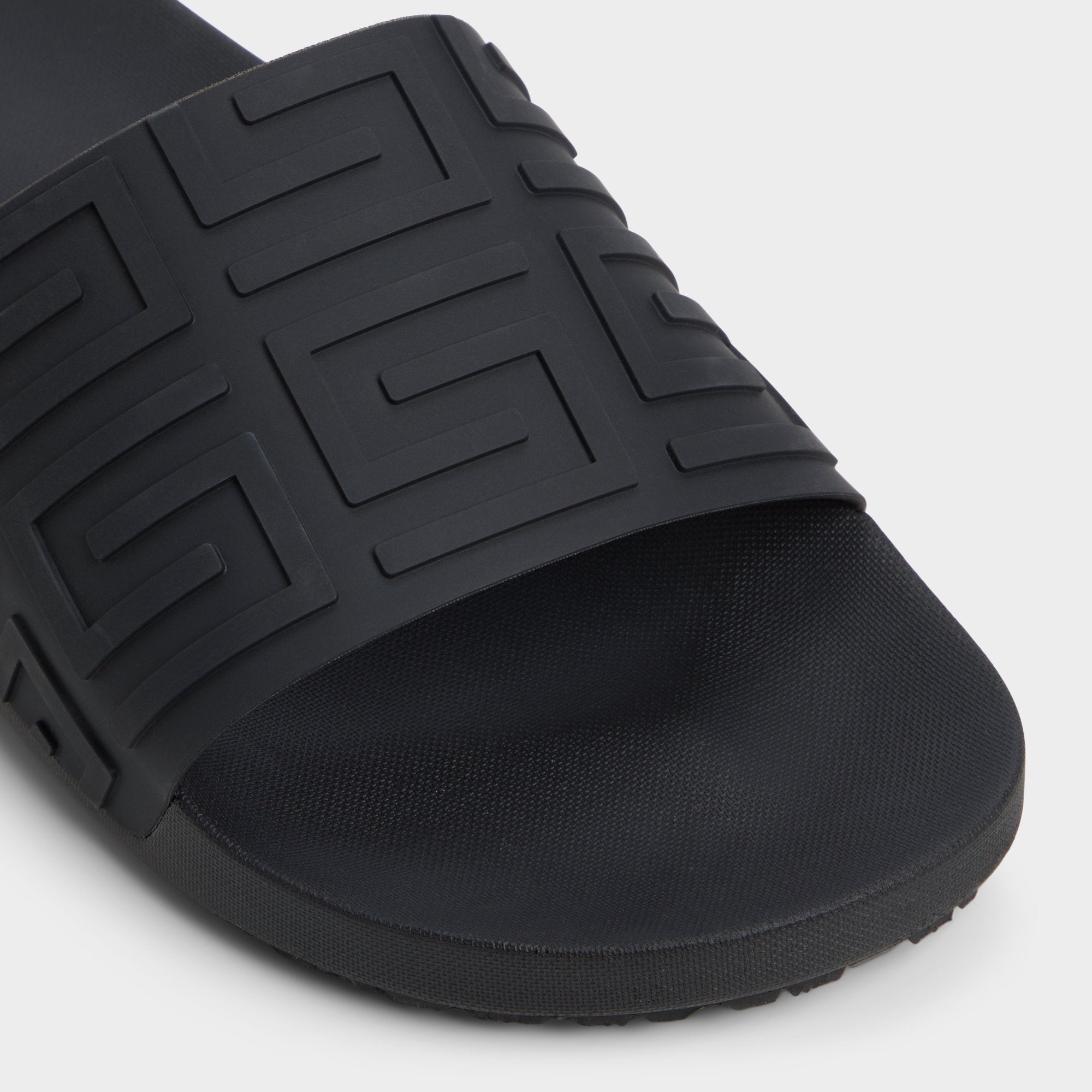 Aldo Atrani Black Men's Slides - Slide sandal Men