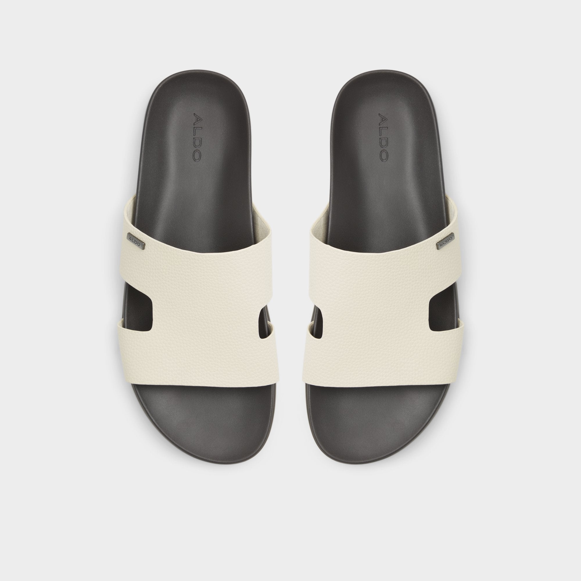 Aldo Mondi Light Grey Men's Slides - Slide sandal Men
