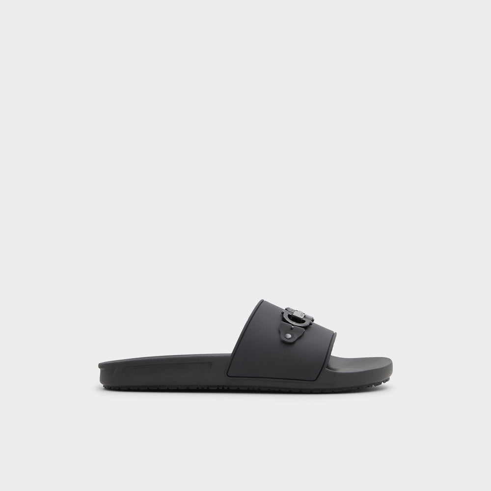 Aldo Loungeslide Black Men's Slides - Slide sandal Men