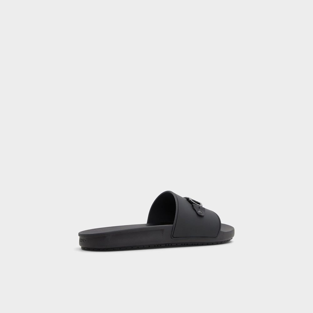 Aldo Loungeslide Black Men's Slides - Slide sandal Men