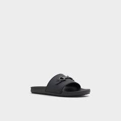Aldo Loungeslide Black Men's Slides - Slide sandal Men