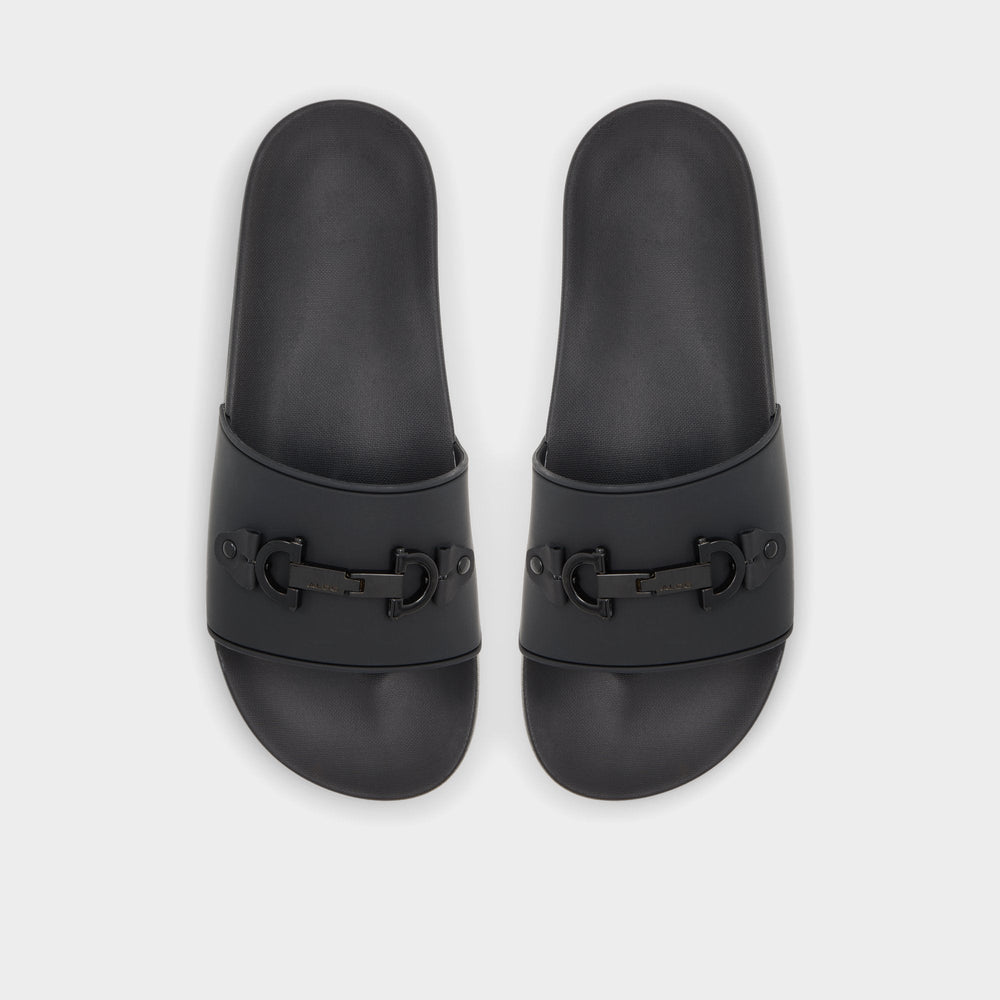 Aldo Loungeslide Black Men's Slides - Slide sandal Men