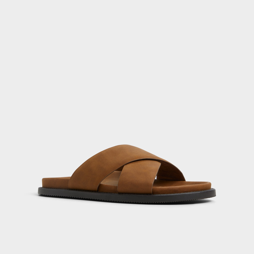 Aldo Marrin Cognac Men's Slides - Slide sandal Men