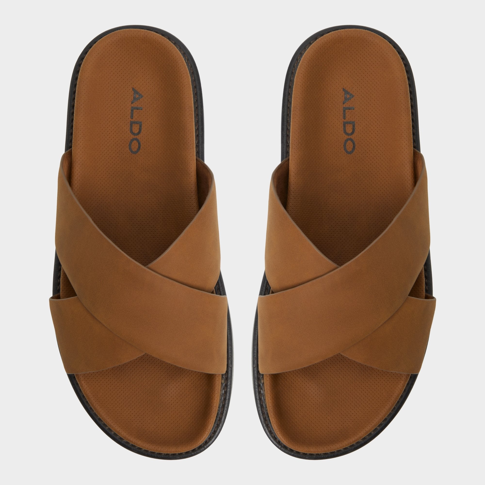 Aldo Marrin Cognac Men's Slides - Slide sandal Men