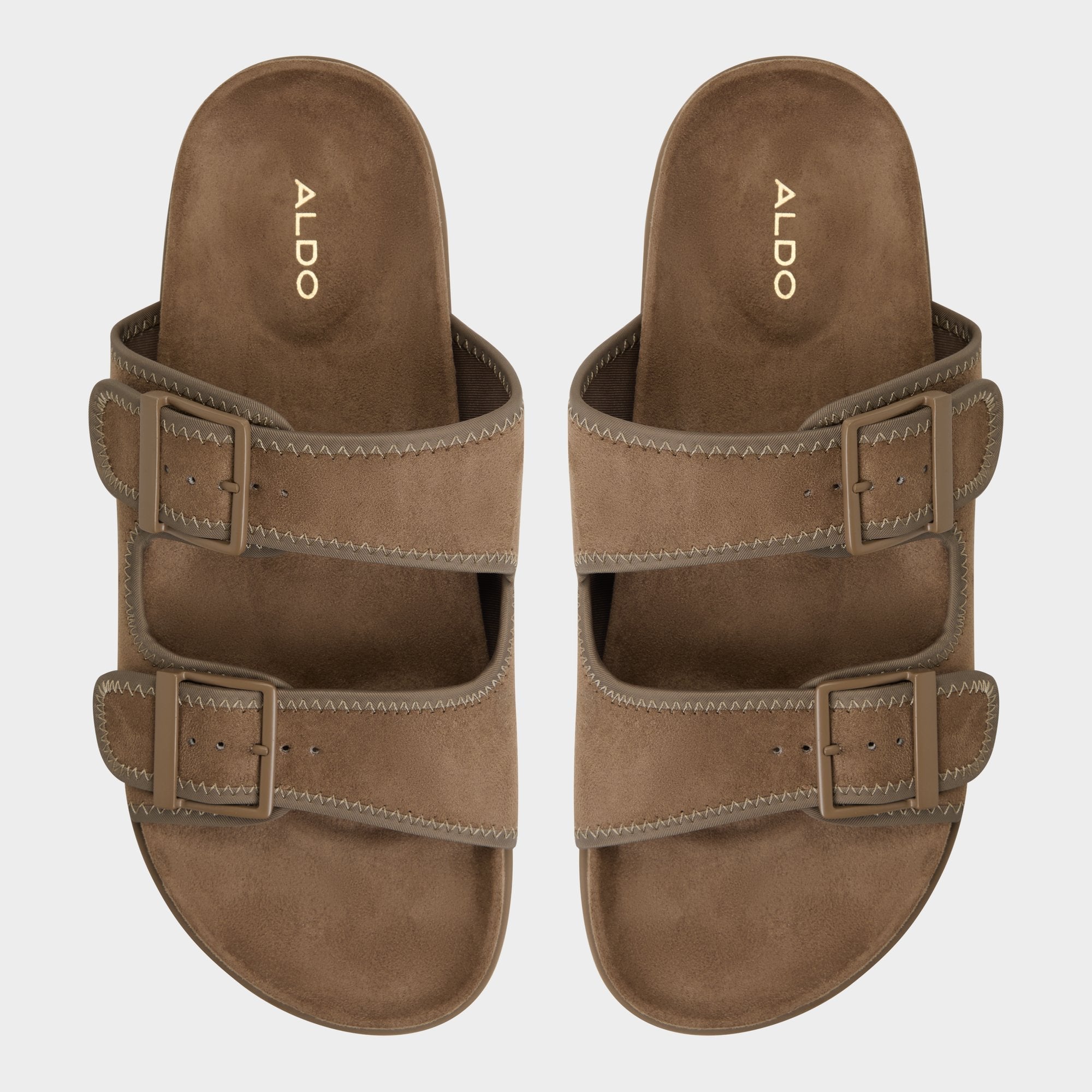 Aldo Sunnyside Light Brown Men's Slides - Slide sandal Men