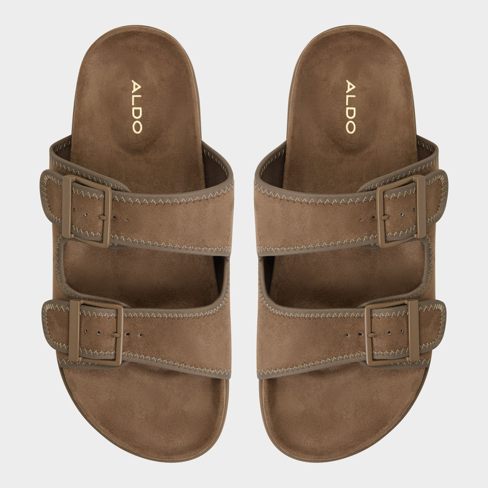 Aldo Sunnyside Light Brown Men's Slides - Slide sandal Men