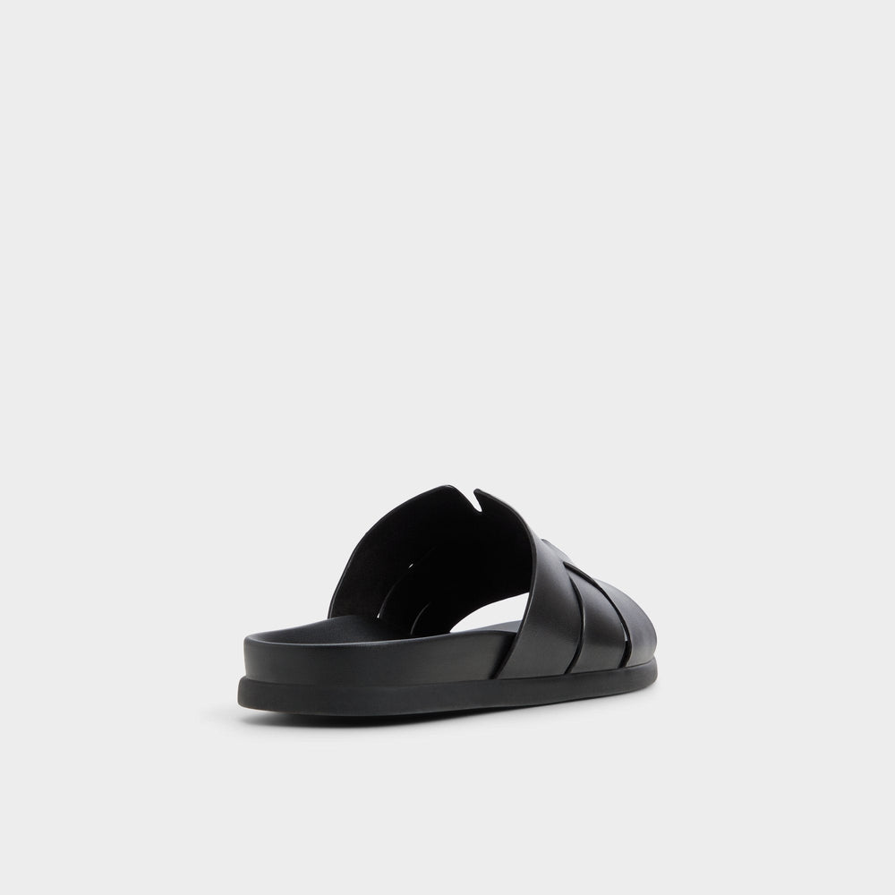 Aldo Padien Black Men's Sandals & Slides - Slide sandal Men