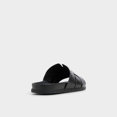 Aldo Padien Black Men's Sandals & Slides - Slide sandal Men