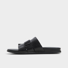 Aldo Padien Black Men's Sandals & Slides - Slide sandal Men