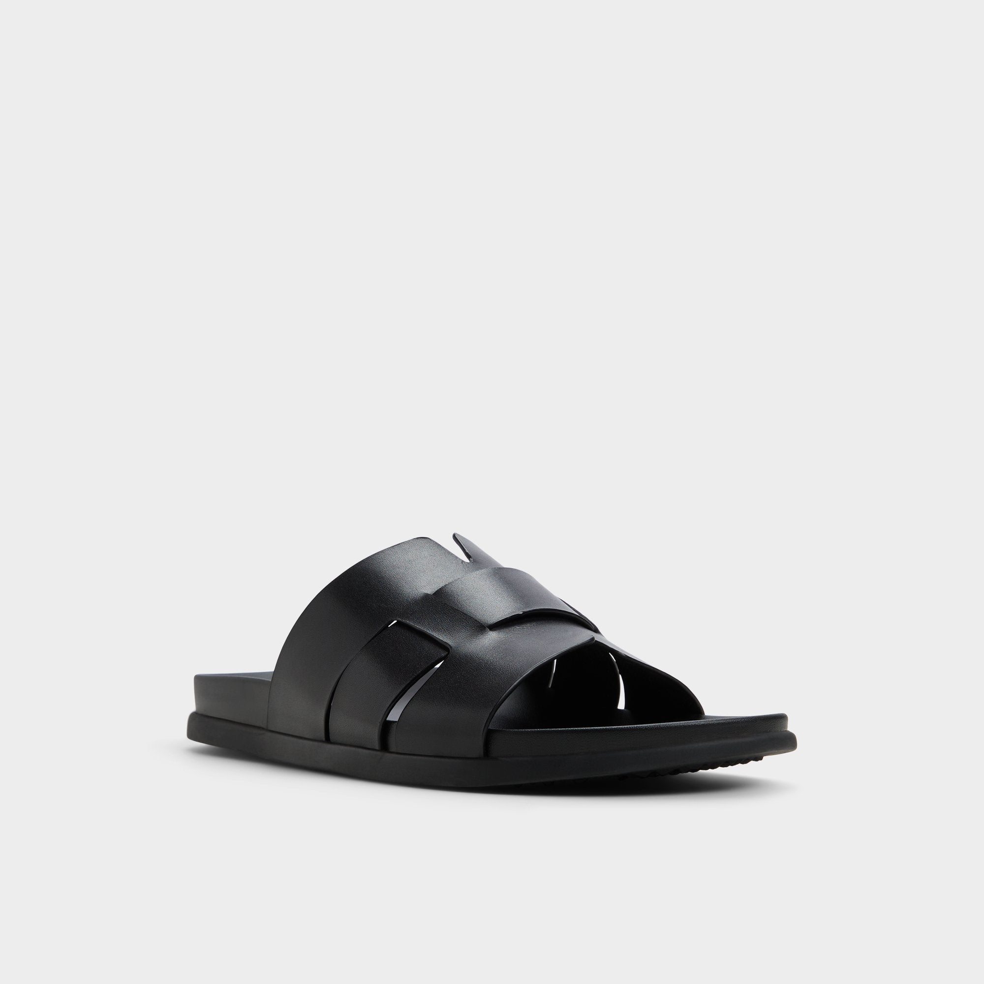 Aldo Padien Black Men's Sandals & Slides - Slide sandal Men