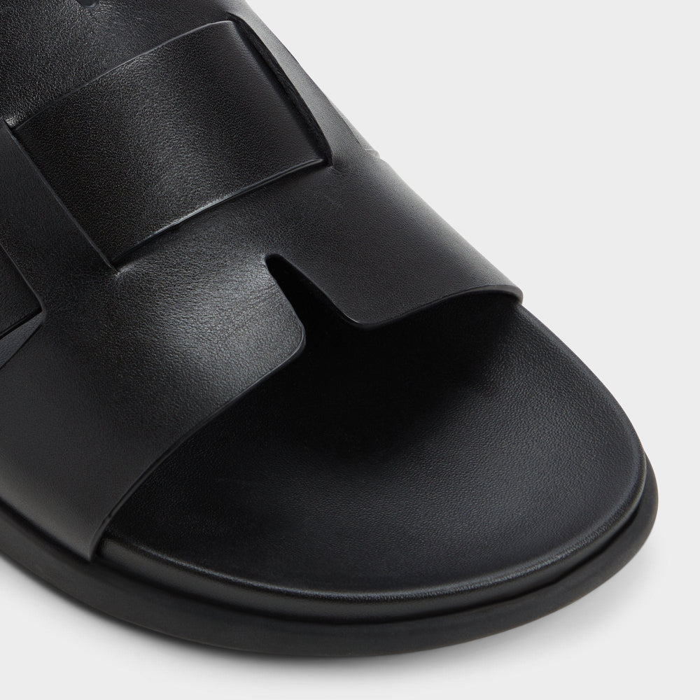 Aldo Padien Black Men's Sandals & Slides - Slide sandal Men