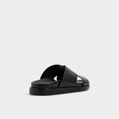 Aldo Darley Black Men's Sandals & Slides - Strappy flat sandal Men