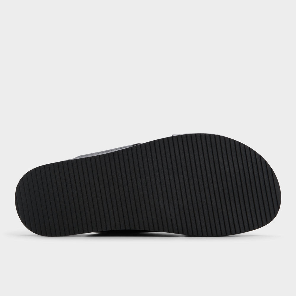 Aldo Darley Black Men's Sandals & Slides - Strappy flat sandal Men
