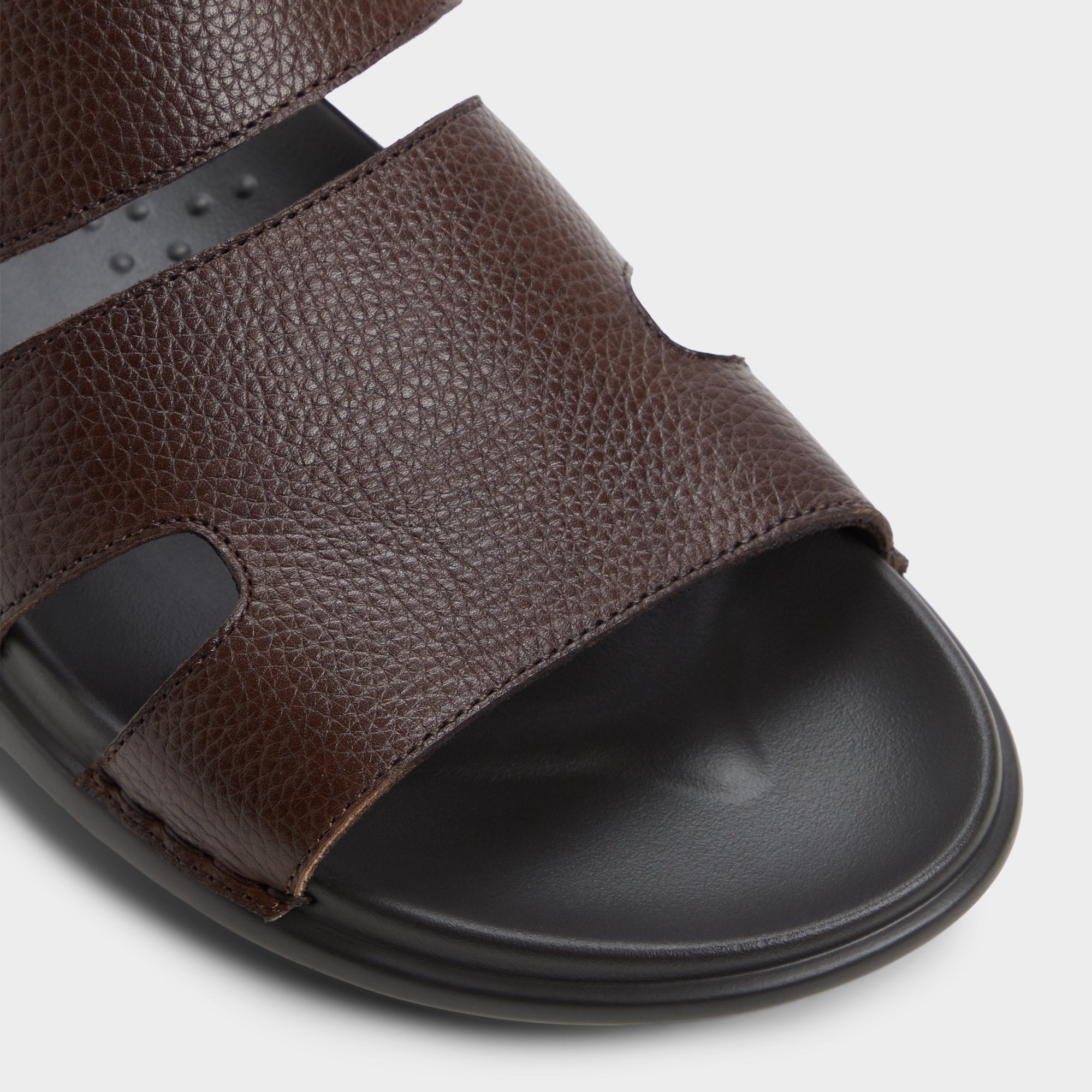 Aldo Windham Dark Brown Men's Sandals & Slides - Slide sandal Men