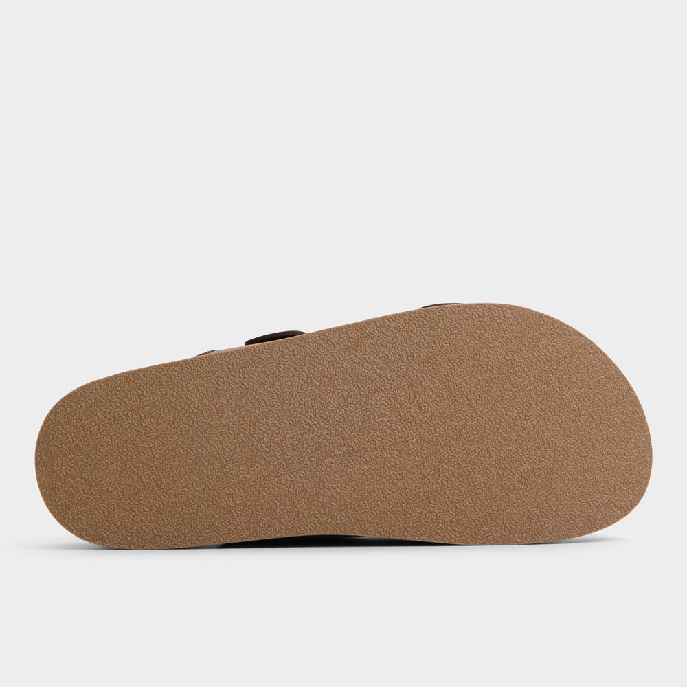 Aldo Sunnyside Dark Brown Men's Slides - Slide sandal Men