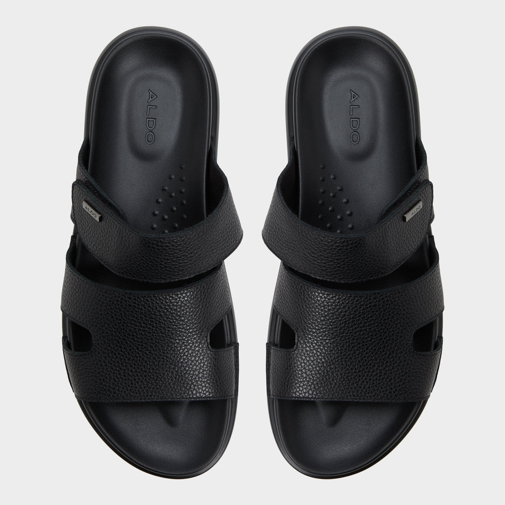 Aldo Windham Black Men's Sandals & Slides - Slide sandal Men
