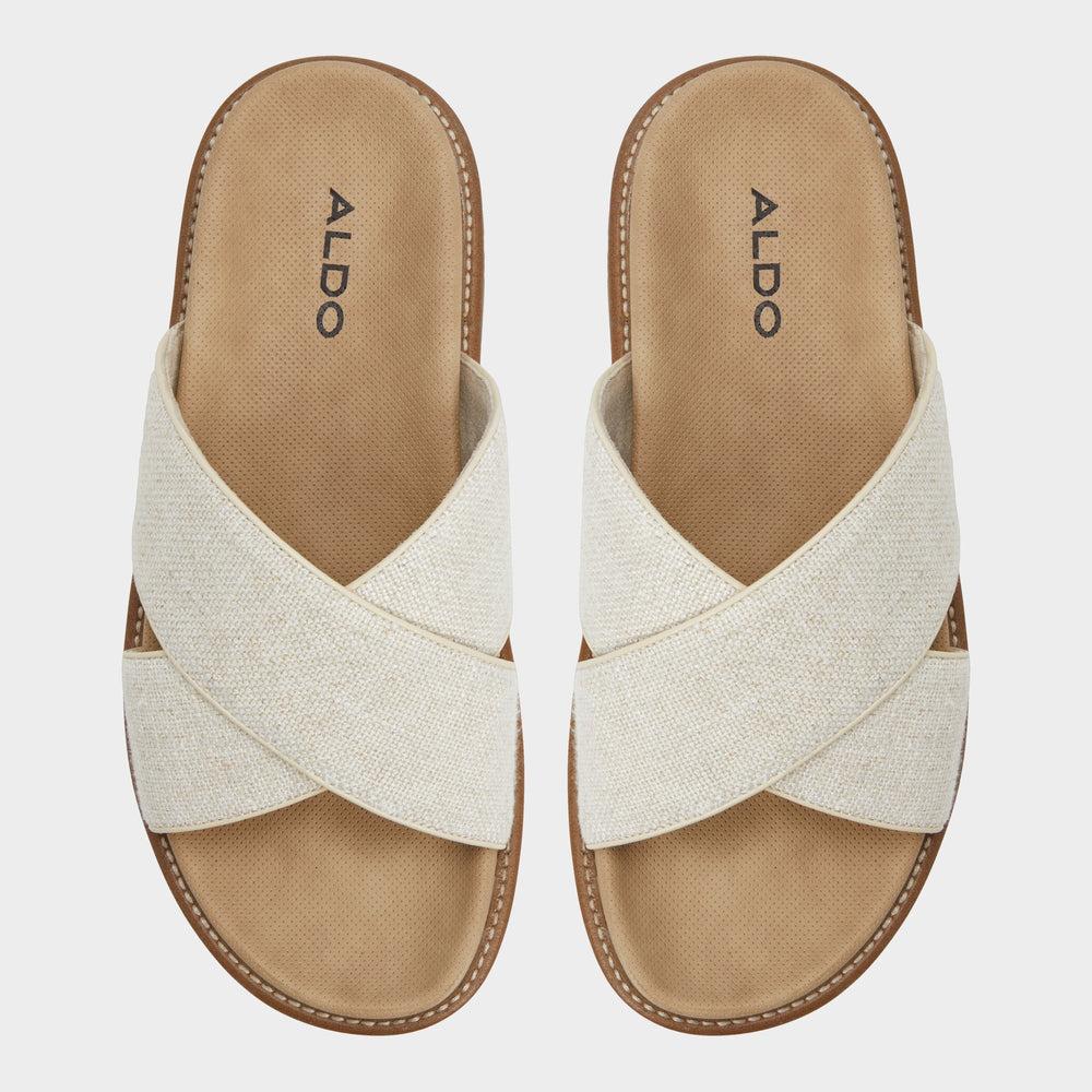 Aldo Marrin Open Beige Men's Slides - Slide sandal Men