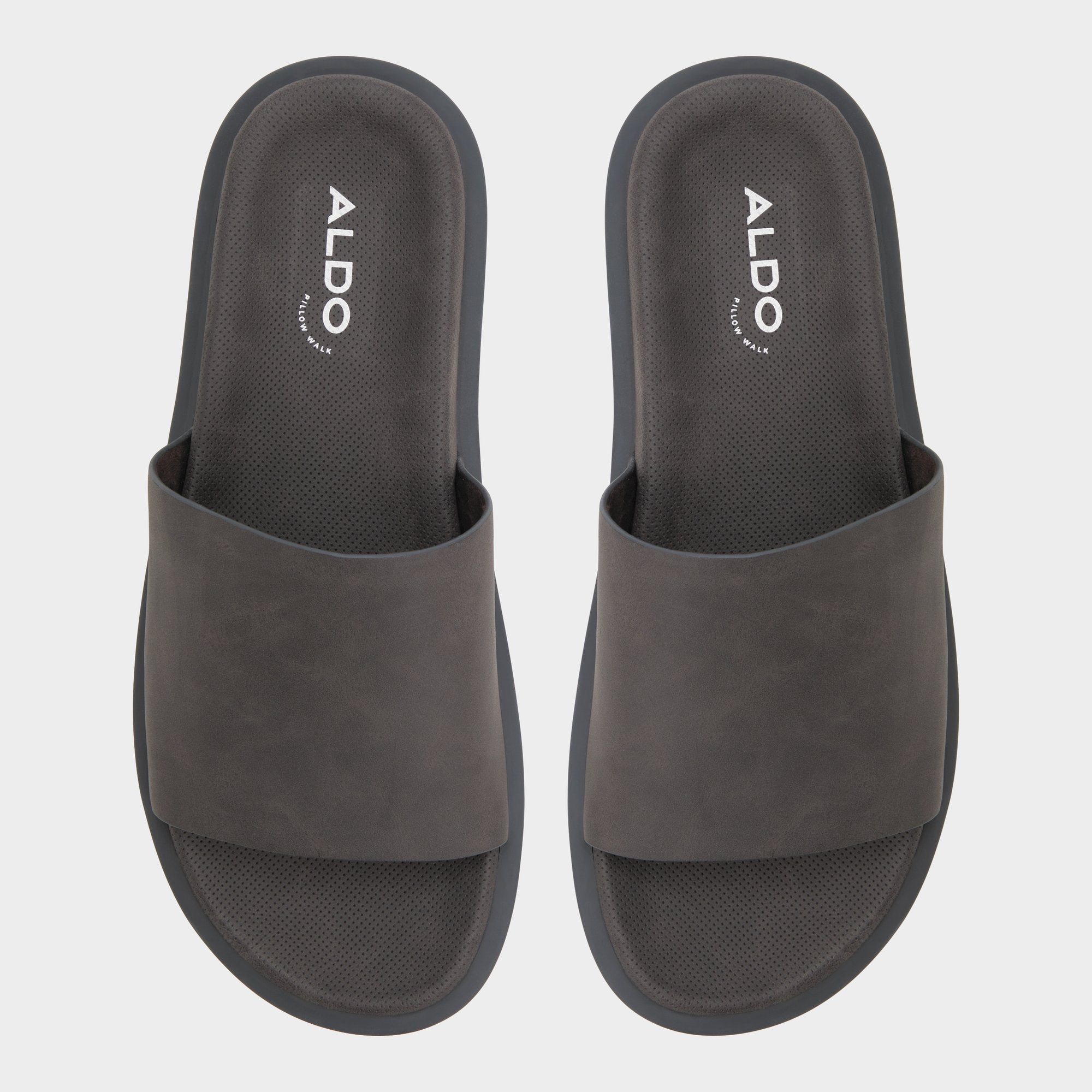 Aldo Galesa Brown Men's Slides - Slide sandal Men