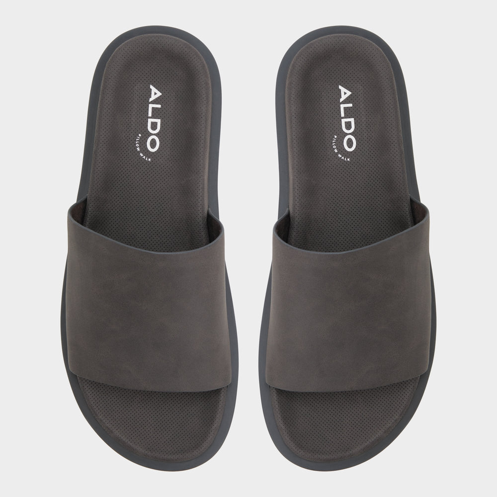 Aldo Galesa Brown Men's Slides - Slide sandal Men