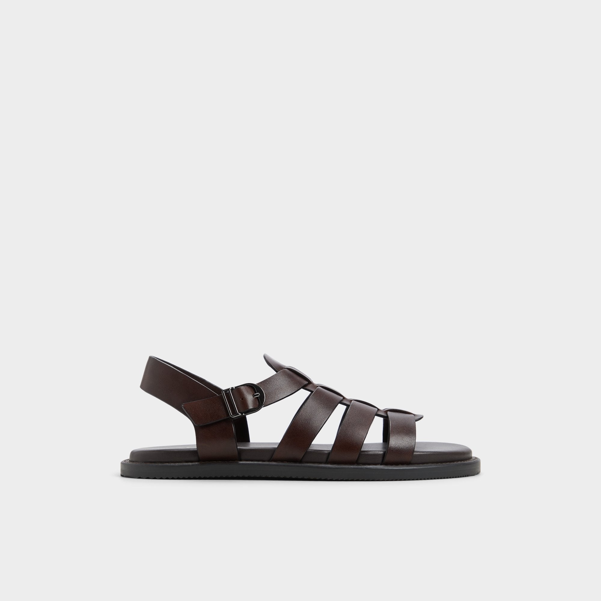 Aldo Warley Dark Brown Men's Sandals & Slides - Strappy flat sandal Men