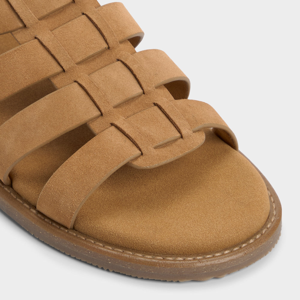 Aldo Warley Camel Men's Sandals & Slides - Strappy flat sandal Men