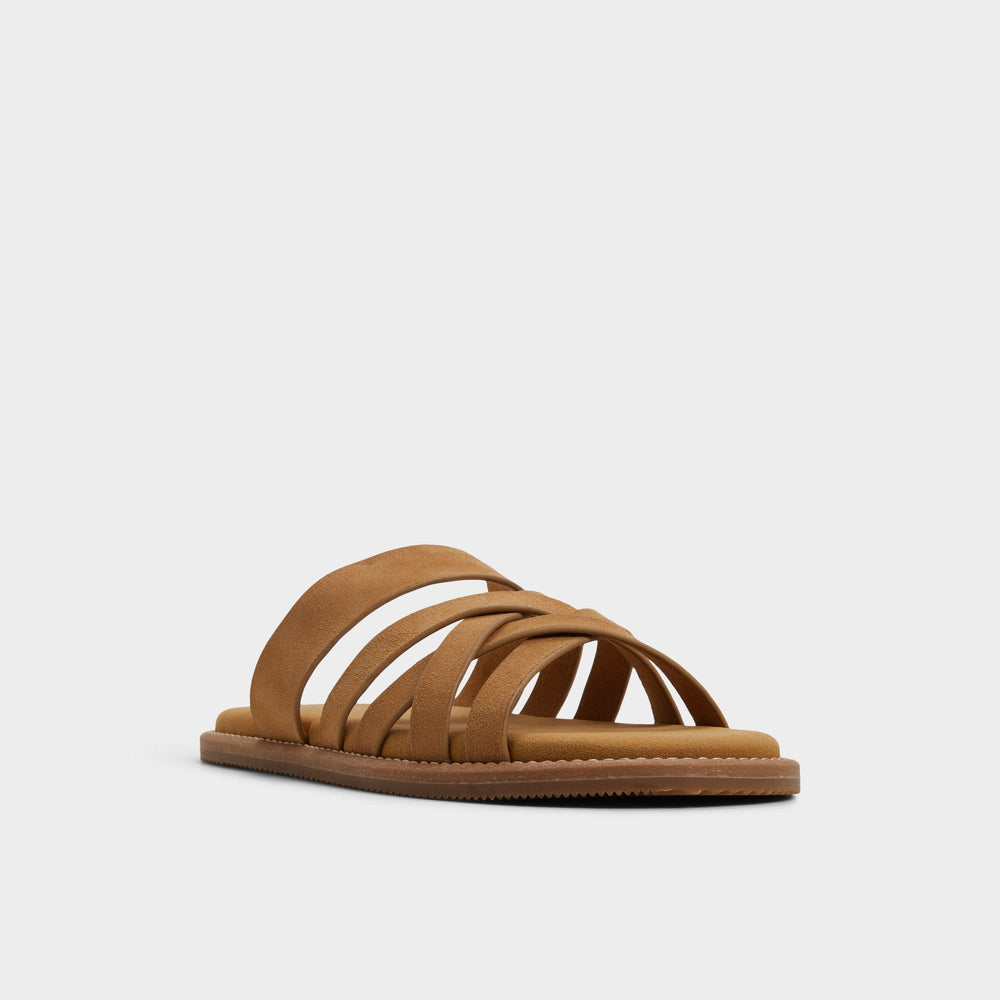 Aldo Haniff Camel Men's Sandals & Slides - Strappy flat sandal Men
