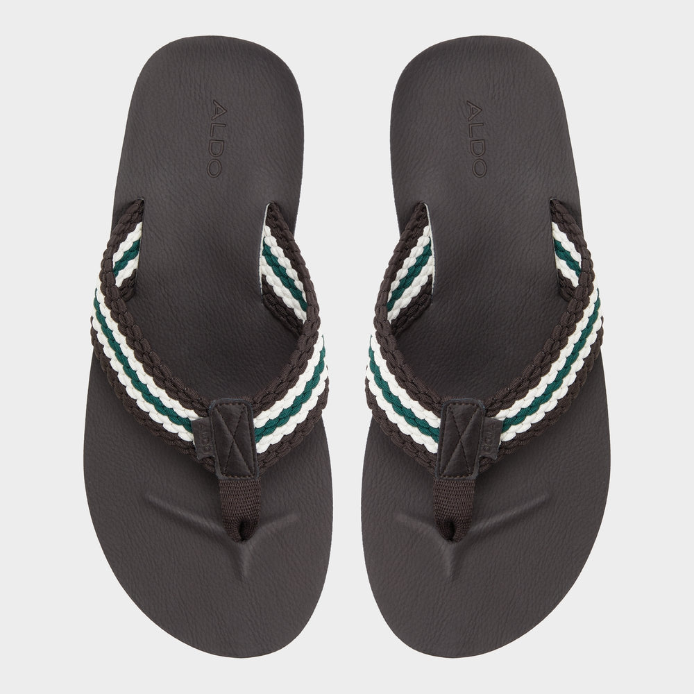 Aldo Adede Dark Brown Men's Flip flops - Flip flop Men