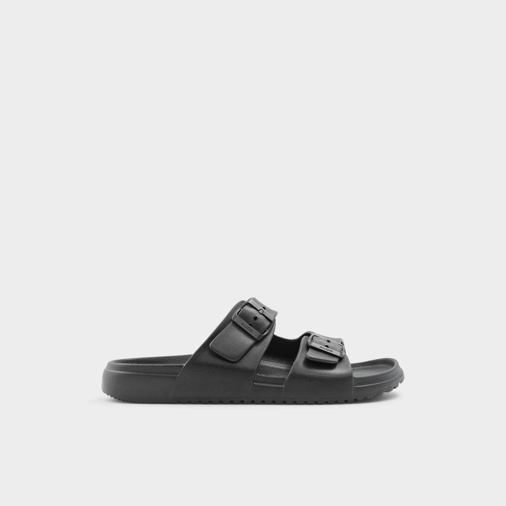 Aldo Hideo Black Men's Slides - Slide sandal Men