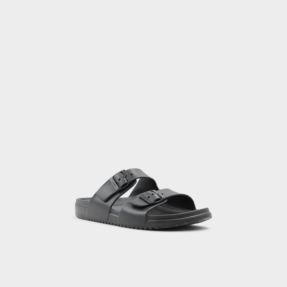 Aldo Hideo Black Men's Slides - Slide sandal Men