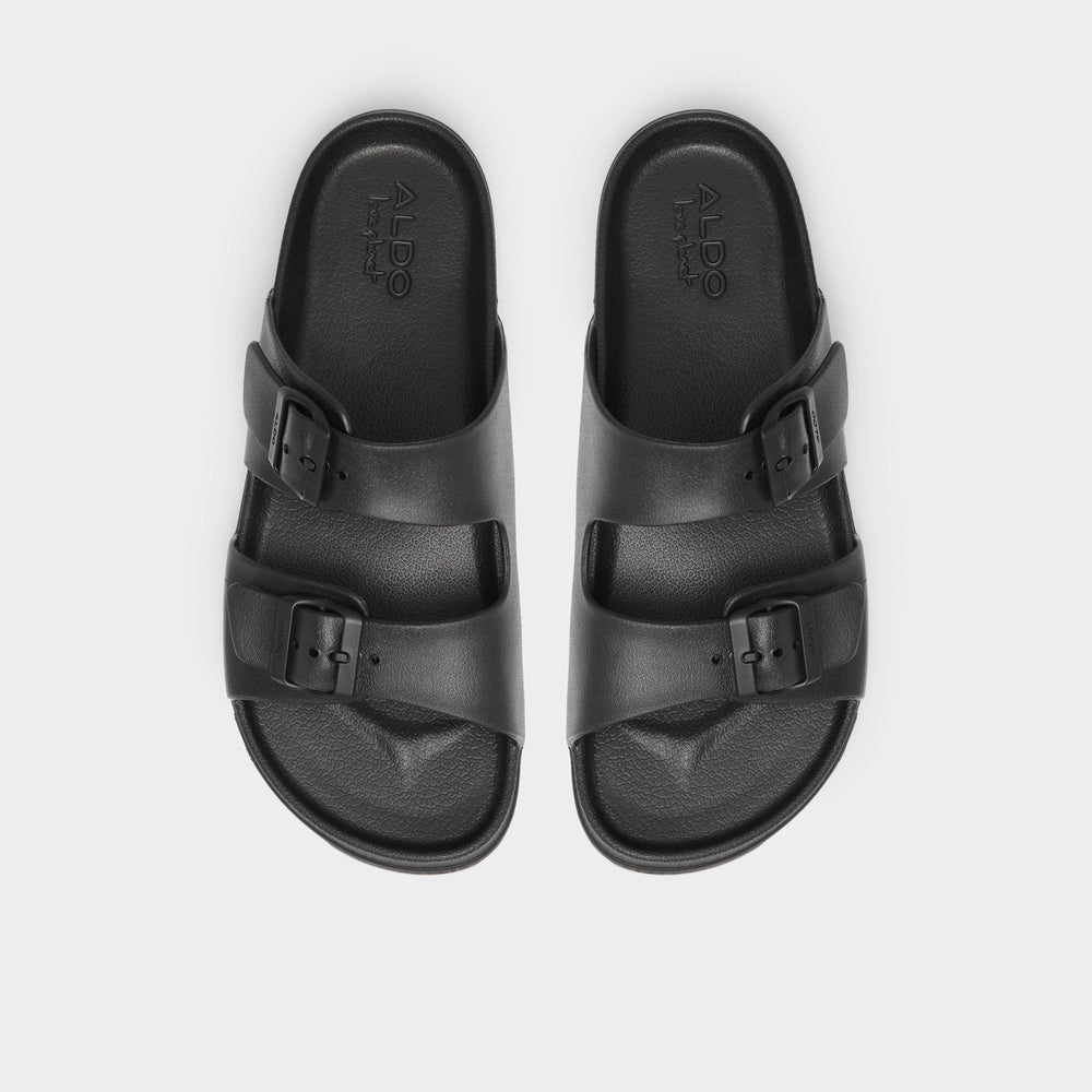 Aldo Hideo Black Men's Slides - Slide sandal Men