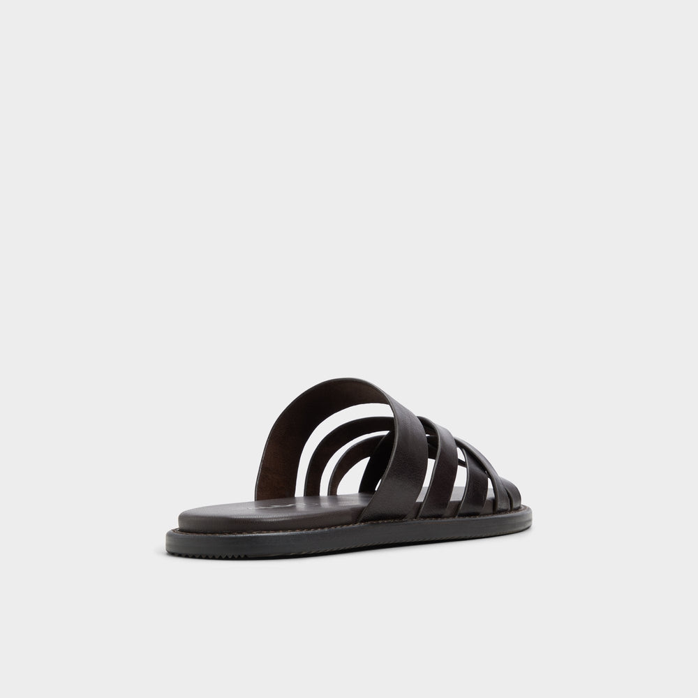 Aldo Haniff Brown Men's Sandals & Slides - Strappy flat sandal Men