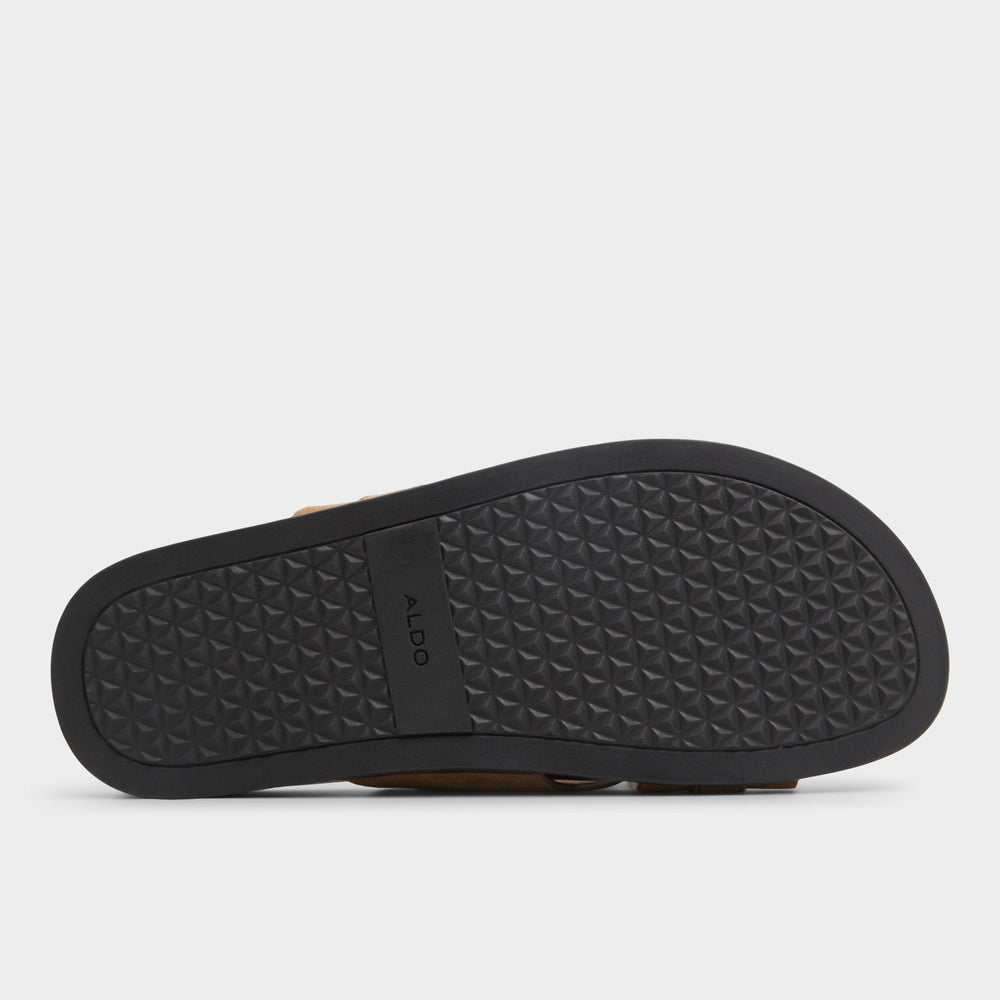Aldo Delmar Open Brown Men's Slides - Slide sandal Men