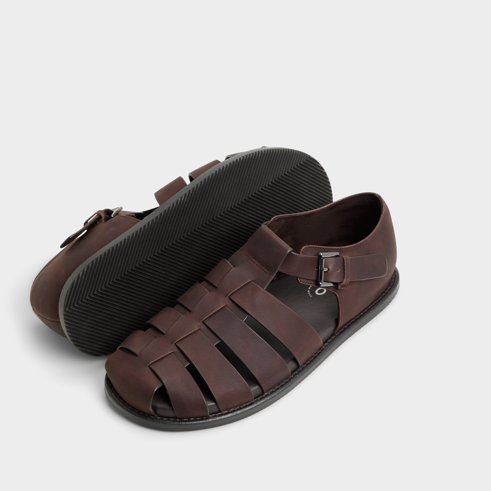Aldo Wildhaven Brown Overflow Men's Sandals & Slides - Flat sandal Men