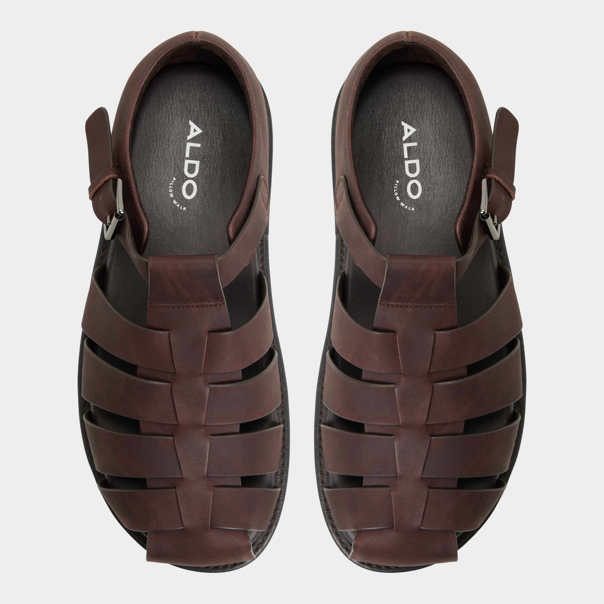 Aldo Wildhaven Brown Overflow Men's Sandals & Slides - Flat sandal Men