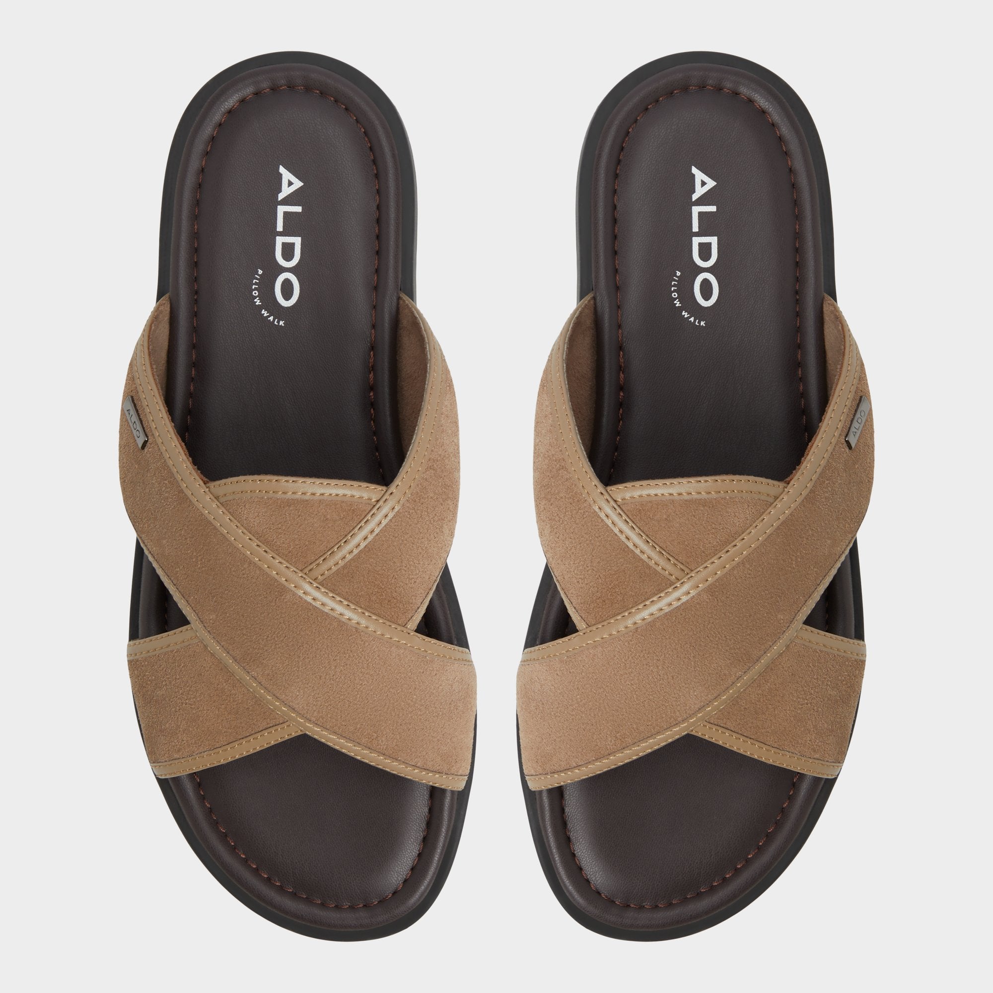 Aldo Olino Other Brown Men's Slides - Slide sandal Men