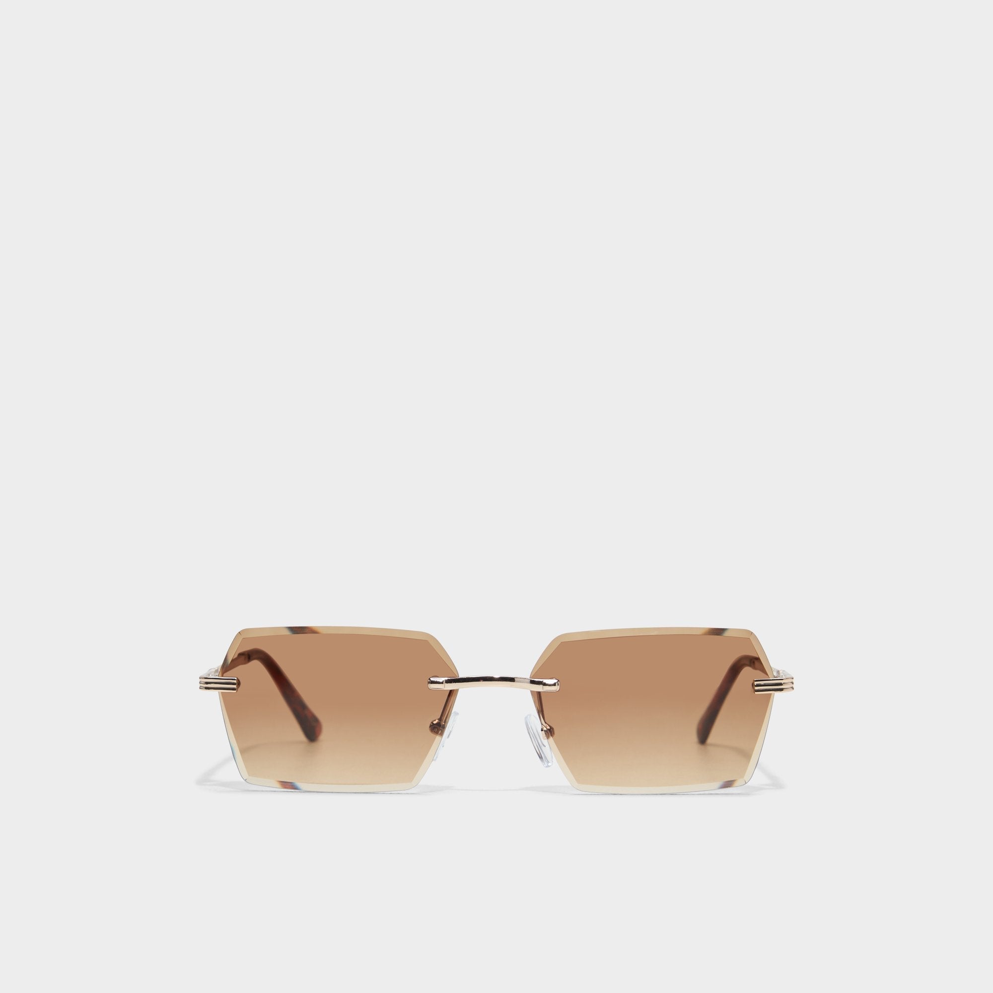 Aldo Kaaolle Gold Men's Rectangle - Rectangle sunglasses Men