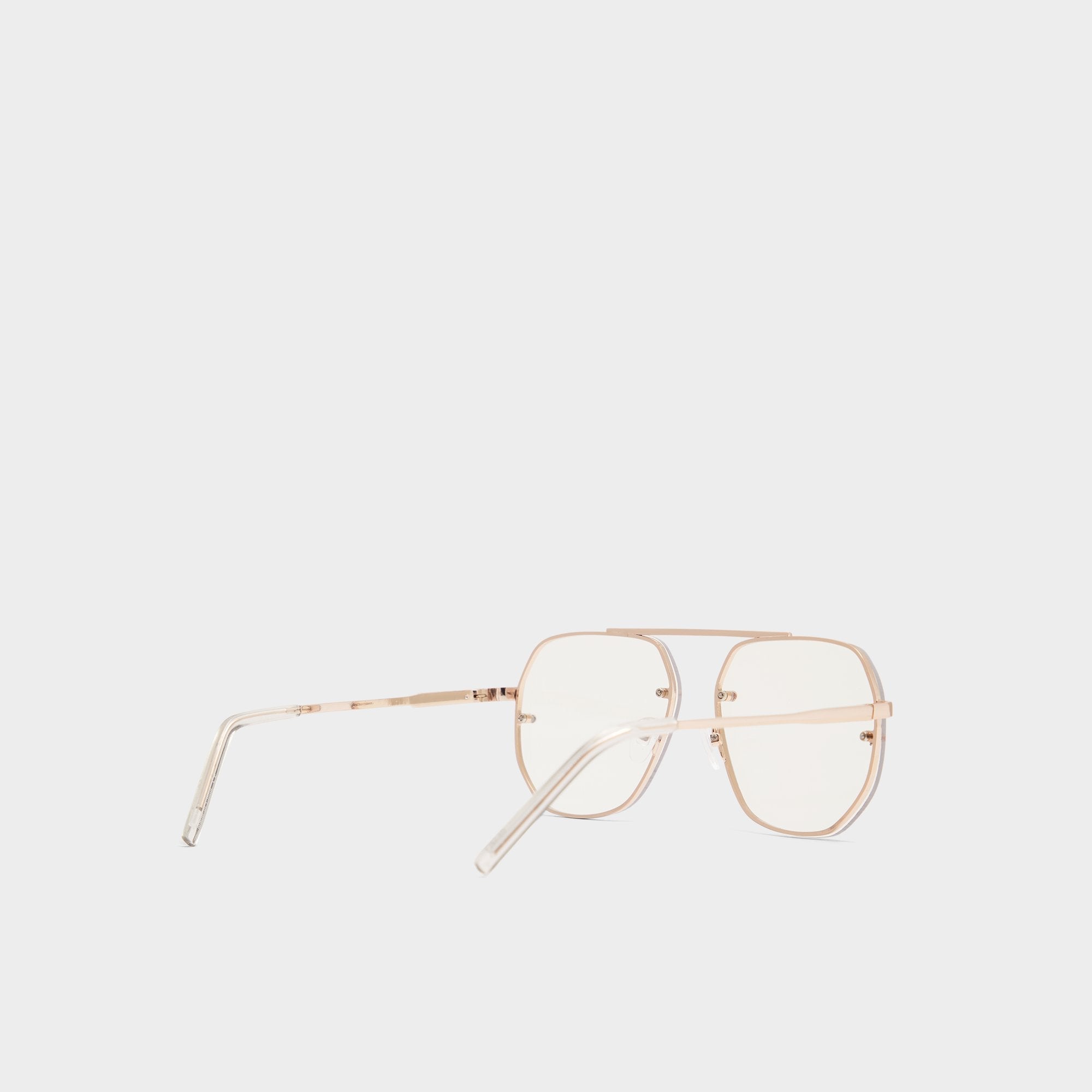 Aldo Diprion Gold Men's Aviator - Non-prescription reading glasses Men