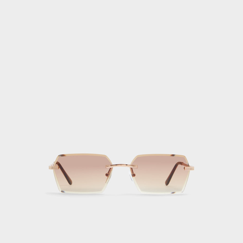 Aldo Arilalith Light Brown Men's Round - Oval sunglasses Men