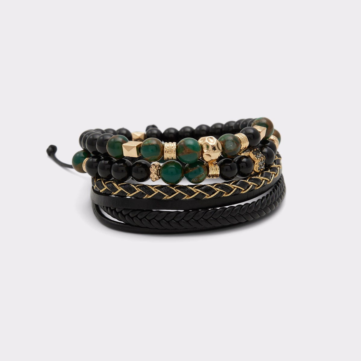Aldo Alderbrae Dark Green Men's Jewelry - Bracelet Men