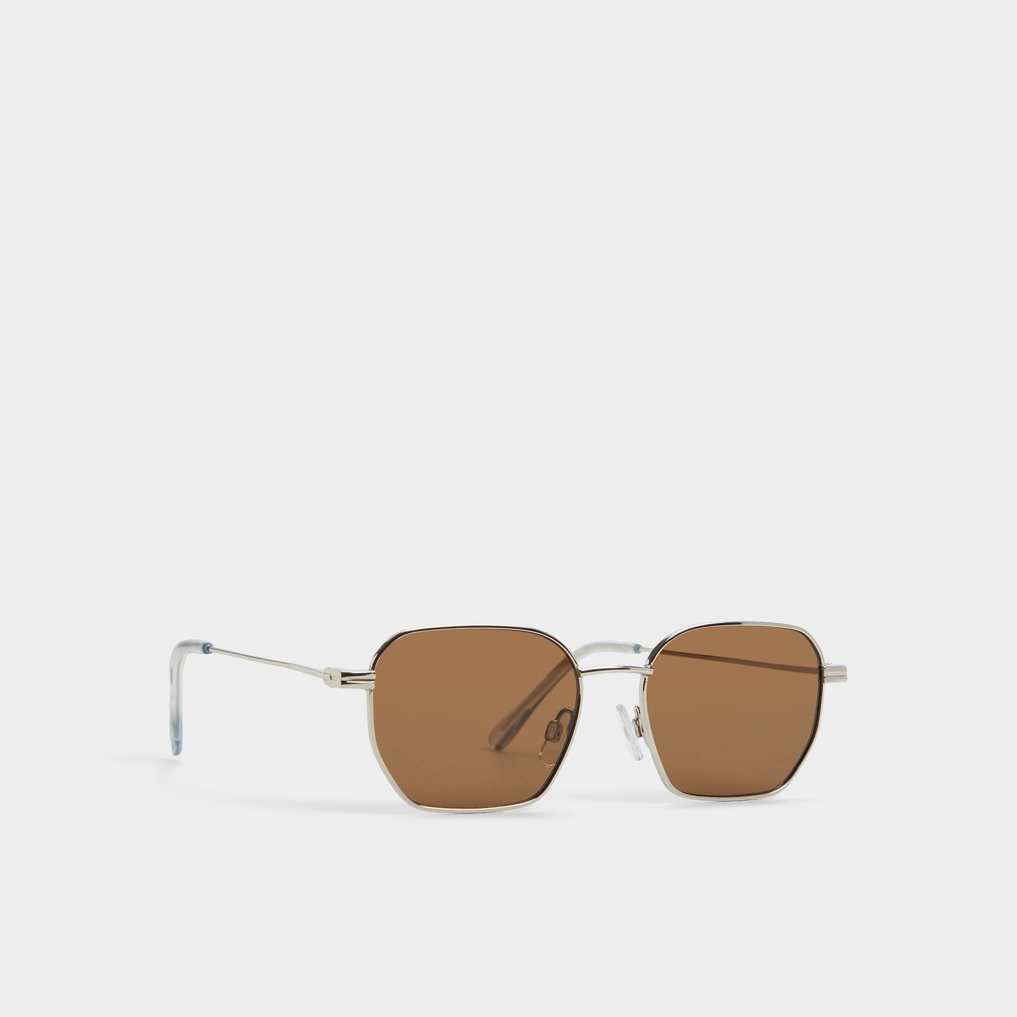 Aldo Flyynn in Silver - Rectangle sunglasses Men