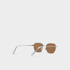 Aldo Flyynn in Silver - Rectangle sunglasses Men