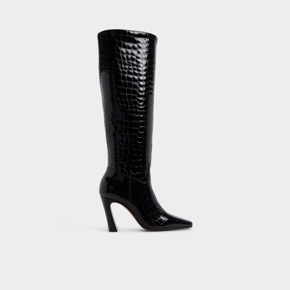 Aldo Vivienna in Black - Knee-high boot, Block heel Bags