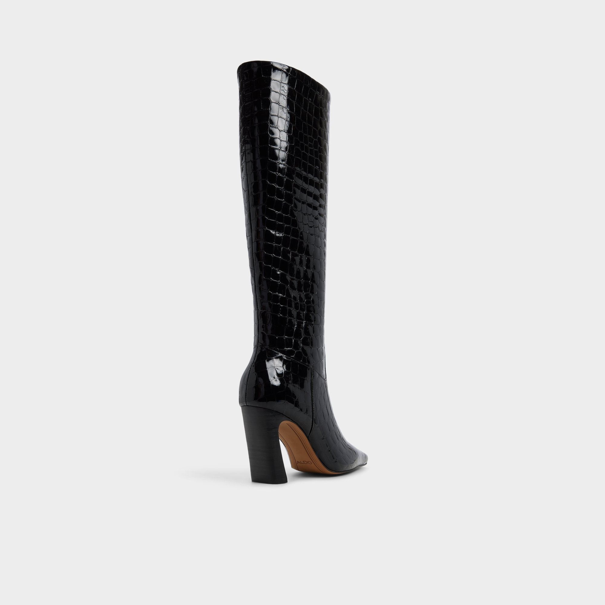 Aldo Vivienna in Black - Knee-high boot, Block heel Bags