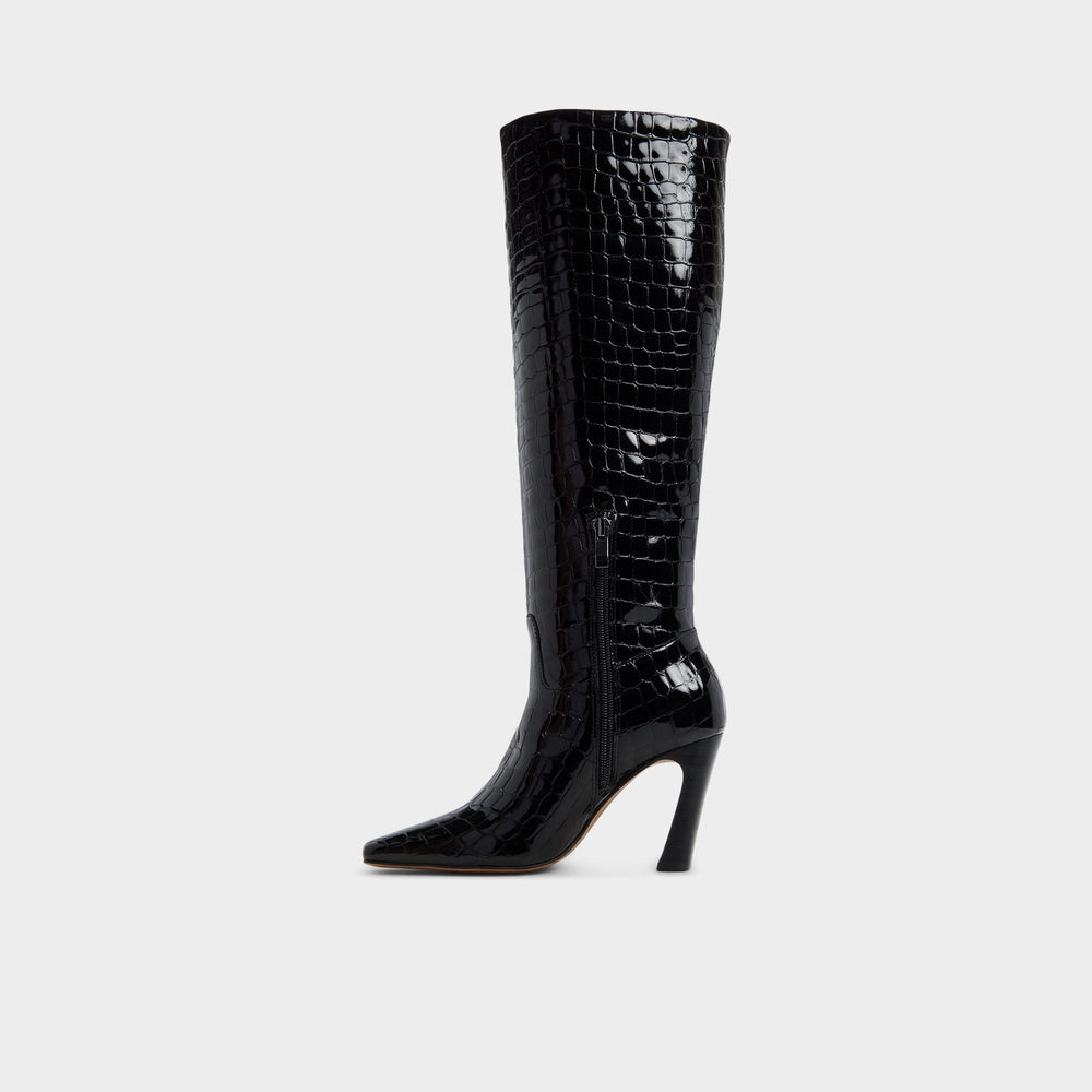 Aldo Vivienna in Black - Knee-high boot, Block heel Bags