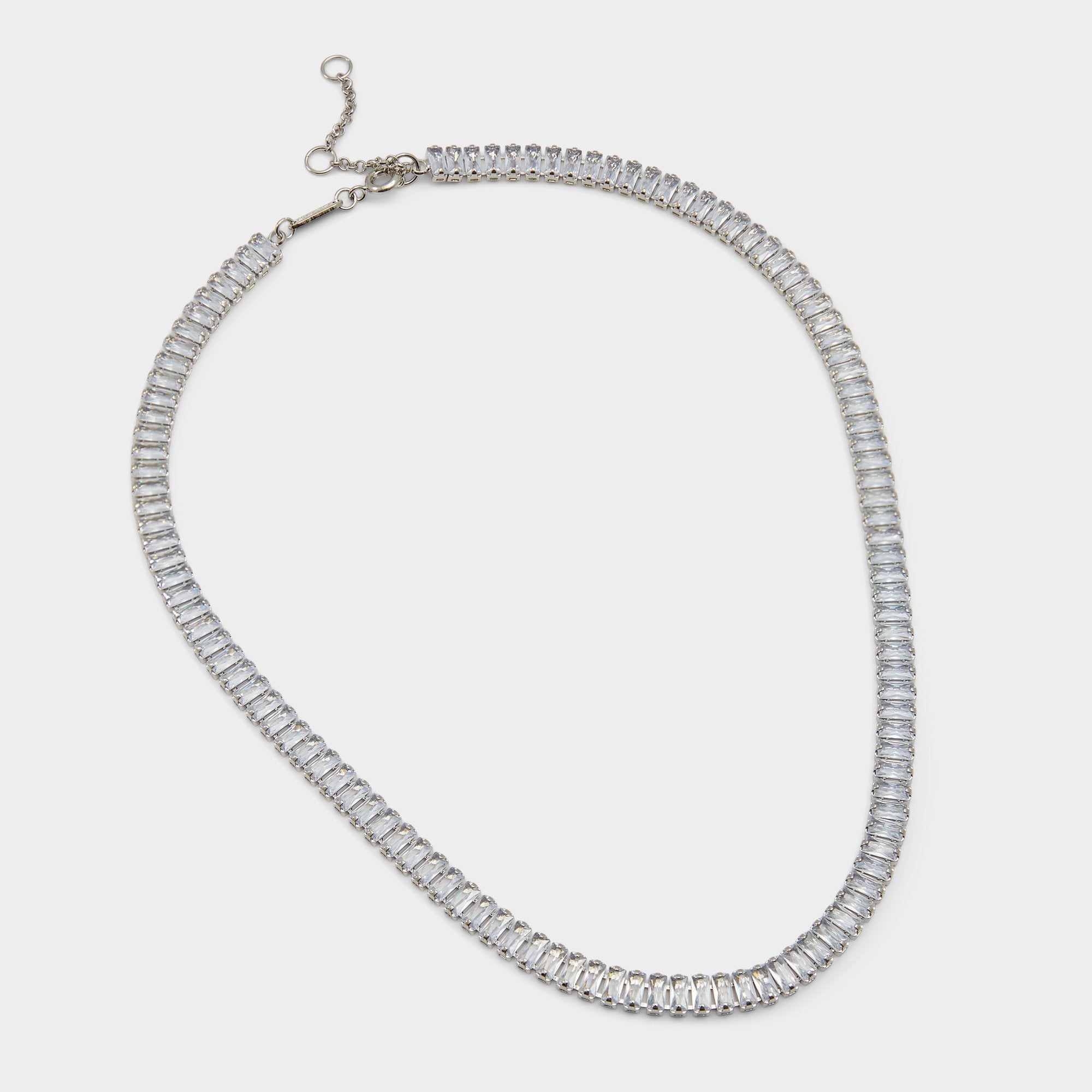 Aldo Maliana Silver/Clear Multi Women's Necklaces - Choker necklace Accessories