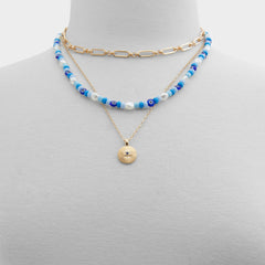Aldo Menkalinan Dark Blue Women's Necklaces - Necklace Accessories