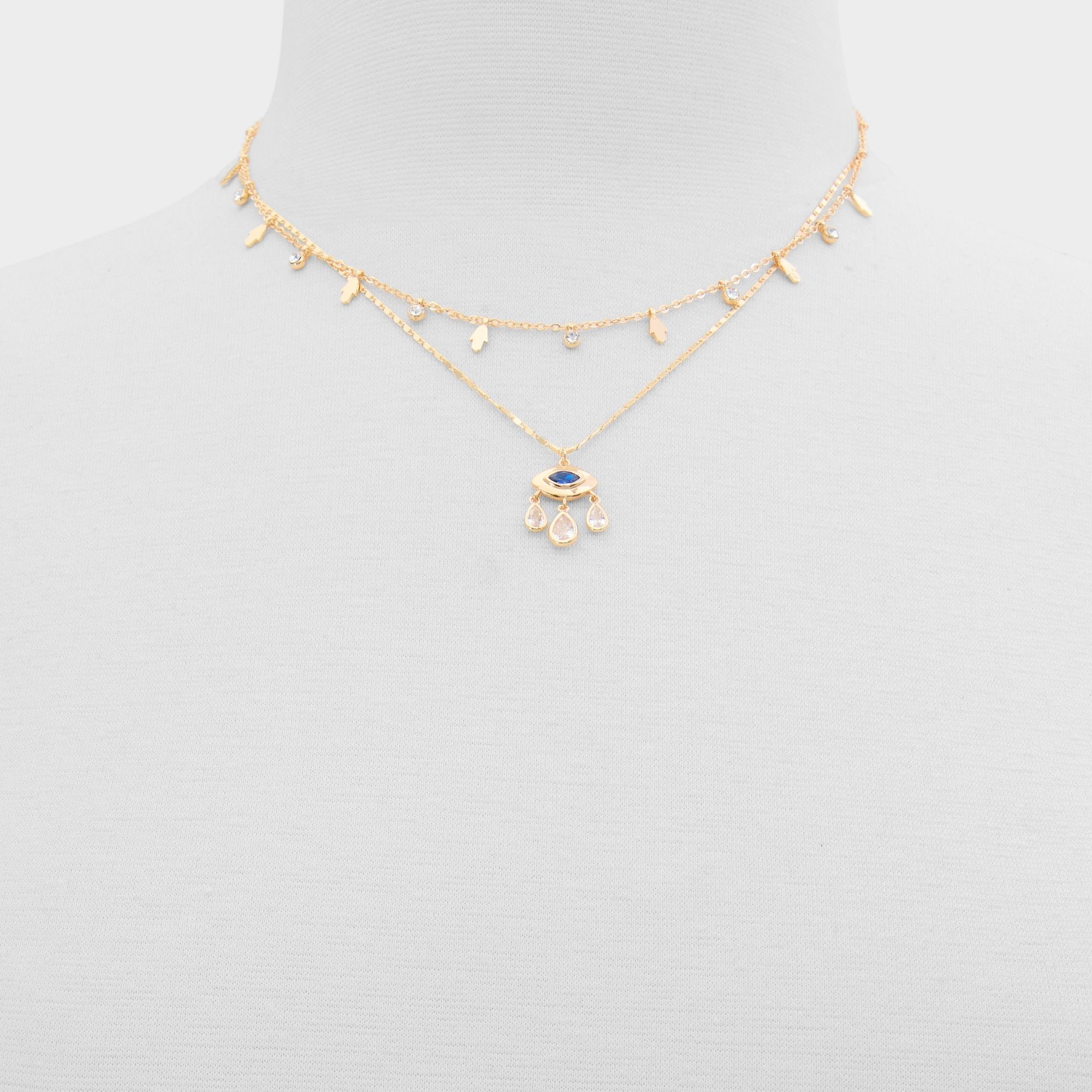 Aldo Protrectra in Light Blue - Layered necklace Accessories