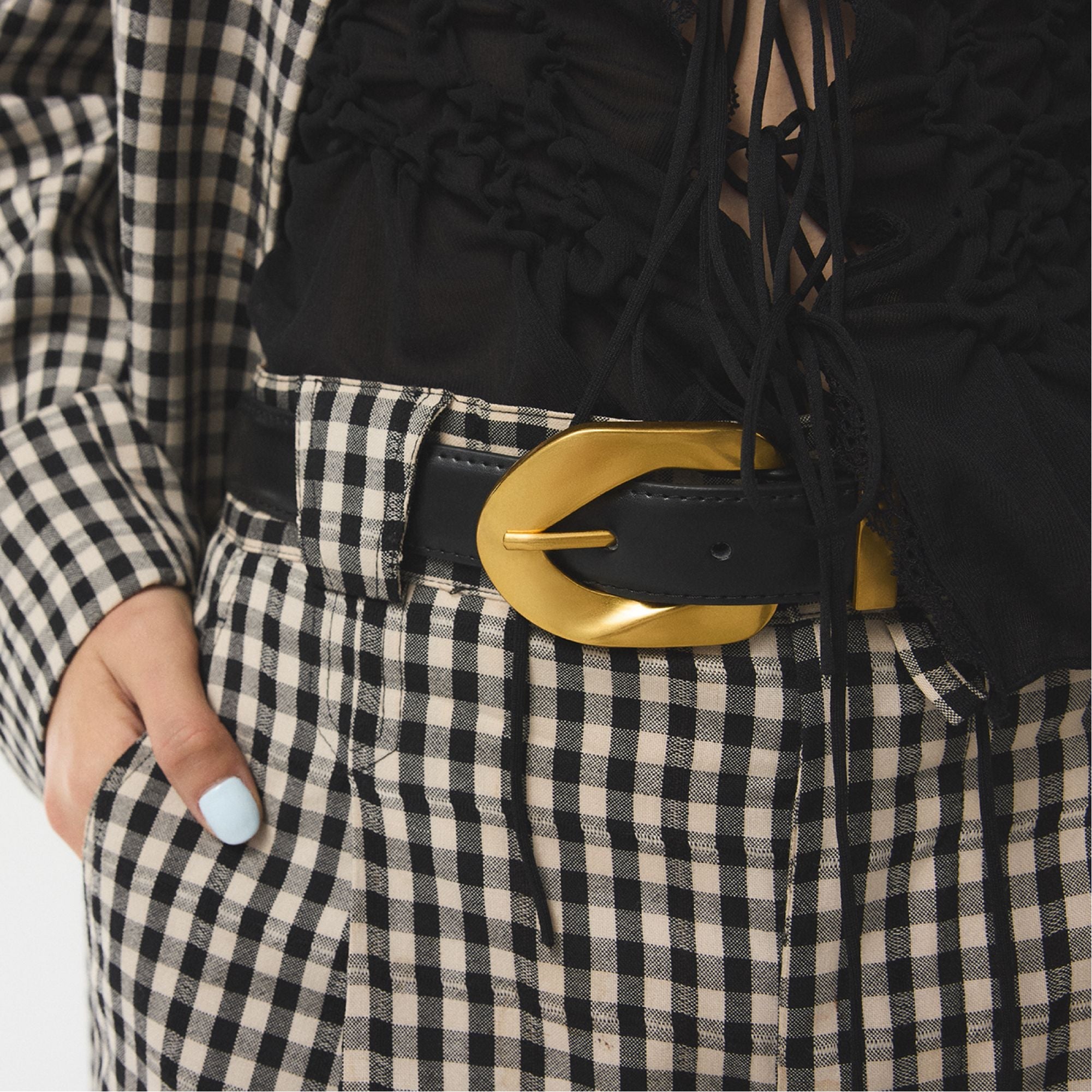 Aldo Raiyne in Black Gold Multi - Belt Accessories