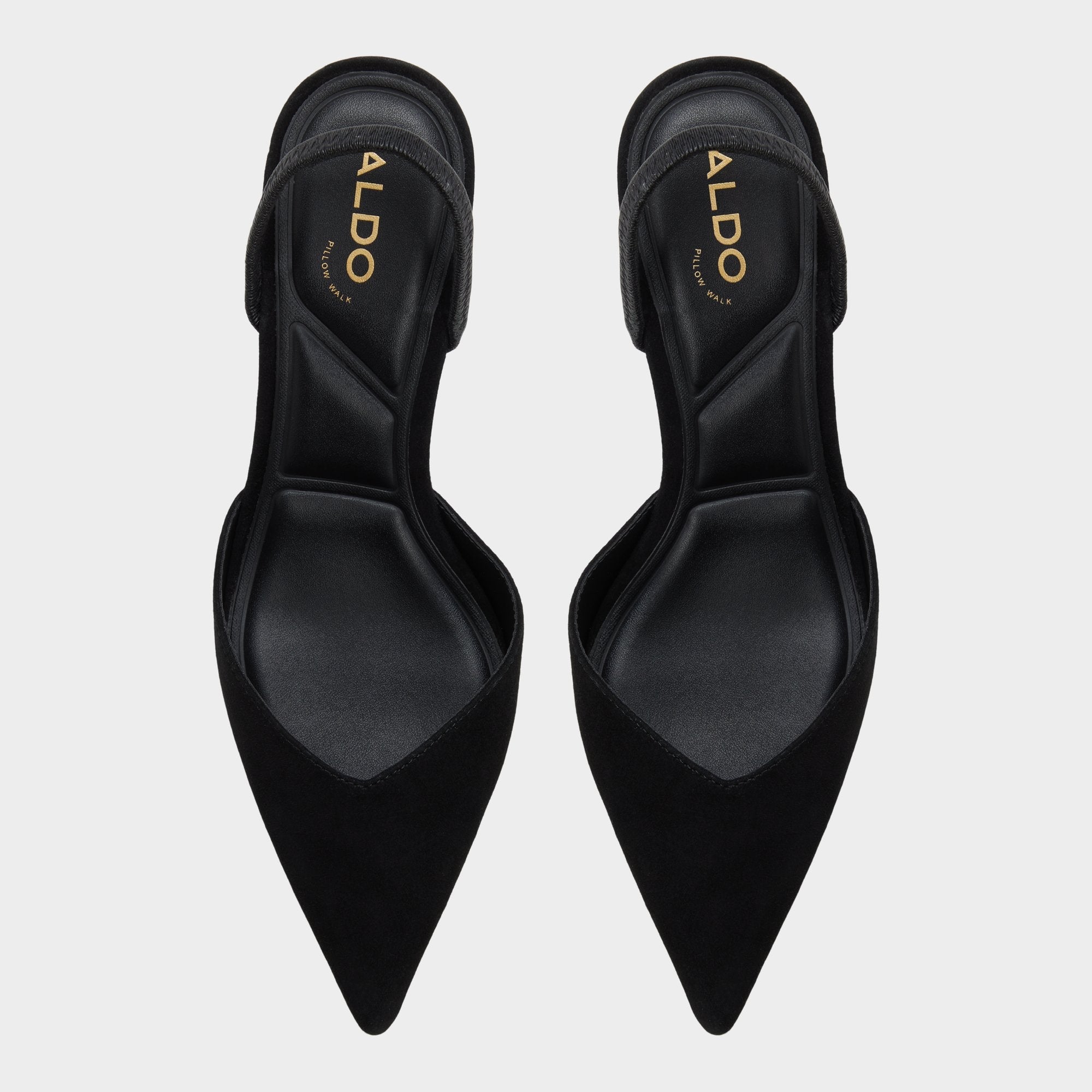 Aldo Re in Jessica Black - Sling back high heel, Stiletto heel New